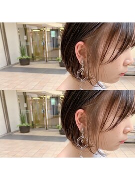 キジ(KIJI) ★ミルクティーベージュ×インナーカラー★