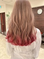 ジャム(Jam)&nbsp;ミルクティーカラー裾ピンクで可愛く★中村大輔