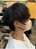 メンズマッシュパーマニュアンスパーマスパイラルパーマ刈り上げ