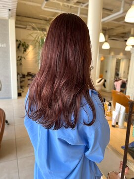 オブジェ シエル(obje't ciel) 【obje't cielj】ロングレイヤー/ピンクブラウン【暮石 唯】