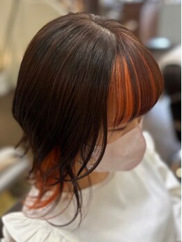 ヘアーグリーングラスイトウ(HAIR Green Grass ITO)の写真/透明感のある色味は、大人女性からの支持◎頭皮や髪の毛に優しい薬剤を使用しているので、敏感な方にも♪