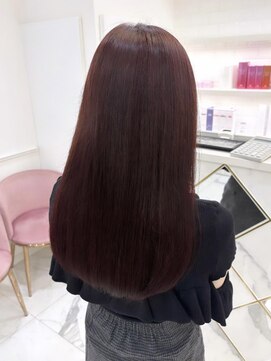 リルミー(Lilme) ワインレッド×サブリミック髪質改善＊まゆ