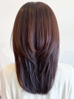 レポヘアー(Repos hair)&nbsp;20代30代40代髪質改善カラーココアブラウン艶感ロングレイヤー