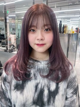 アイティーバイアルバム 八王子店(IT by ALBUM) ベビーピンクフレンチカジュアルレイヤーロング_ba502651