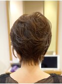 30代40代50代/大人ショート/楽ちんスタイリング/艶髪