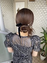カチモリヘア　タイトヘア　タイトアレンジ　韓国ヘア