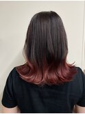 【BelleCoupes】毛先カラー グラデーションカラーピンク