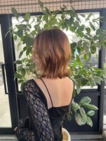 ネイロ 錦糸町(NeiRo)&nbsp;魅力倍増カールセミディシアーカラーダークアッシュショートヘア