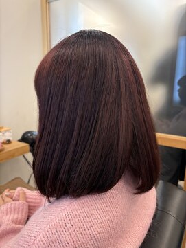  リュクスバトーバイトリコ 船橋南口店(Luxe BATEAU by tricot) ピングブラウンカラー