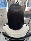 髪質改善サラサラプレミアム大人ガーリー韓国ミディアムAライン