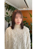 アテナ(ATENA) 顔まわりレイヤー×ミディボブ