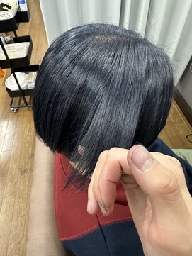 テーラヘアー 幕張本郷店(TELA HAIR) アッシュブルー