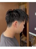 ツーブロック・ニュアンスパーマ・学生・大人っぽい