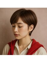 スープレックス ヘアーデザイン(SOUPREX HAIR DESIGN)&nbsp;SOUPREX大人ブラウンショート20代 30代 40代 50代 60代髪質改善