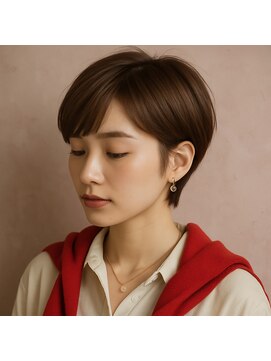 スープレックス ヘアーデザイン(SOUPREX HAIR DESIGN) SOUPREX大人ブラウンショート20代 30代 40代 50代 60代髪質改善