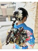 高め編み下ろし