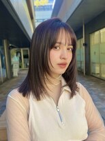 ガーデン 渋谷(GARDEN)&nbsp;ボブ　レイヤー　顔周り　ラベンダーベージュ　ブリーチなし