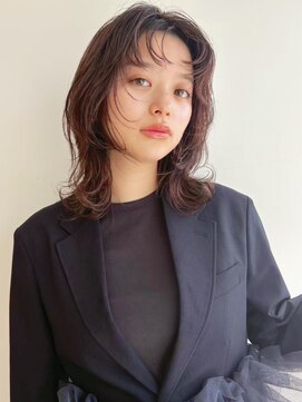 ホォレ 豊中店(fore) オリーブベージュショートミニボブグレージュブリーチレイヤー