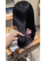 シェノン 奈良橿原店(CHAINON)&nbsp;艶感ブラック×透明感ラベンダー