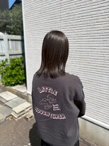 美容室 フォーリア Foglia&nbsp;【Foglia坪来】ブリーチなしダブルカラー×オリーブグレージュ