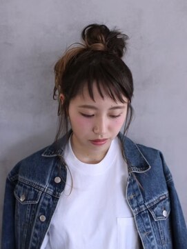 アンドエガオ いわき(&egao) ゆるっとお団子ヘア