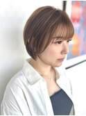 大人可愛いショートボブ