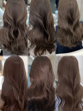 アイシー 表参道(ICY) ワンホンくすみベージュ&ブラウンまとめ秋冬ヘア