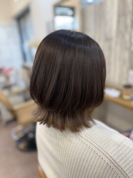 セブンルックス モカ 宇都宮鶴田店(7LOOKS mocha) 裾カラー レイヤーボブ