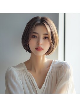 e.m.a プレミアムビューティーサロン 栄駅店(e.m.a PREMIUM BEAUTY SALON) イメチェン/外ハネボブ/美髪/ワイドバング/髪型