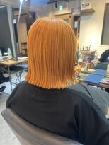 ニール(Neal)&nbsp;【Neal 新宿/西新宿】オレンジ×ボブ〈SAKU〉