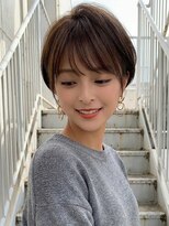 ローウェル(Rowel)&nbsp;ひし形ショート/ショートボブ/シースルーバング/小顔ショート