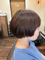 ワサビ 美容室 WASABI 江南店&nbsp;伸ばしかけボブ×明るめピンクブラウン