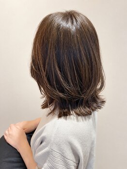 レイ 柏たなか店(Ray)の写真/骨格と髪質を見極めた再現性の高いカットで360度美しいシルエットに◎髪質改善との同時施術もおすすめ！