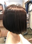 涼しいよ♪前下がりボブ