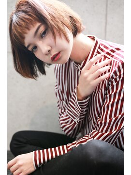 ラフィス ヘアー バース たまプラーザ店(La fith hair Bath) 【La fith】 ガーリーショートボブスタイル