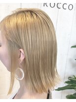 ロッコ 深谷店(ROCCO)&nbsp;切りっぱなしボブ　フラッシュメントTr＆スタイルチェンジカット