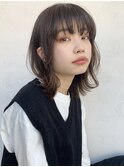 アッシュミディアムスタイル_ローライトスリークボブ_57142