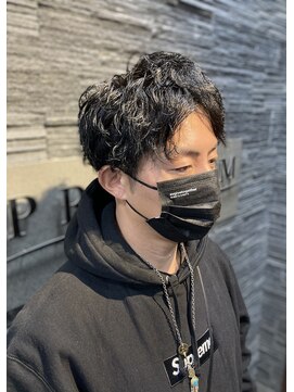 プレミアムバーバー 目黒店(PREMIUM BARBER produce by HIRO GINZA) ニュアンスパーマ