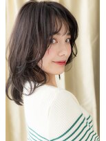 カバーヘア イヴ 戸頭店(COVER HAIR EVE)&nbsp;シースルーバングくせ毛風暗髪小顔くびれヘアY戸頭20代30代40代