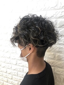 ニューヨークニューヨーク 新田辺店(NYNY) スパイラルパーマ×ハイライト