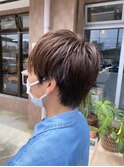 刈り上げなしメンズショート