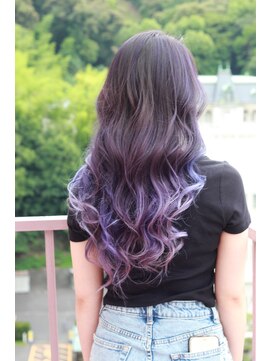 ビアージュ(Viage) #ダブルカラー #ブリーチ #バレイヤージュ #ラベンダーカラー