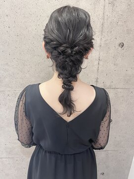 イロ プラス 南田宮店(iro+) 【nobuyo】編みおろしarrange