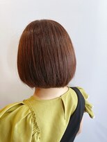 ピュアソウル(Pure Soul) ニューヨークドライカット×ミニボブ×オレンジカラー