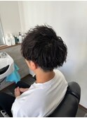 波巻きウルフマッシュパーマ<理容室>メンズ/川口/鳩ヶ谷15