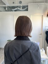 ロカ 表参道(loka)&nbsp;切りっぱなしボブ/ブリーチ[表参道/髪質改善/インナーカラー]