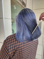 ミラシィ 稲毛(Mirashy)&nbsp;《寒色系好きの方必見》ミディアムブルーカラースタイル！