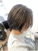 ショートボブ/ハイライト/ローライト/マッシュ