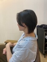 グランバイ アトリエドングリ(Grand × AtlierDonguri) お客様髪質改善データ1186(ミディアムウルフ)