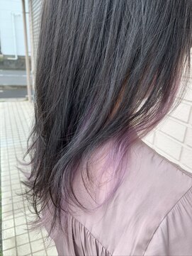 ヘアーエヌプラス (HAIR N+) インナーカラー：ペールピンク